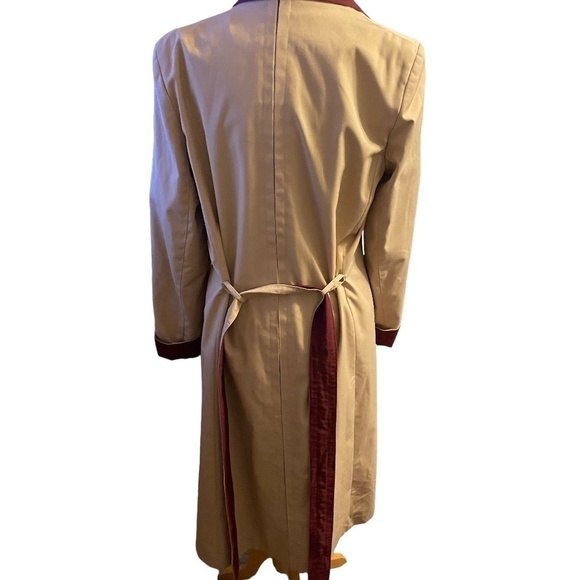vintage Aigner trench coat, 1980s classic, size 12 - Picture 2 of 10